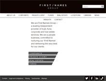 Tablet Screenshot of firstnames.com